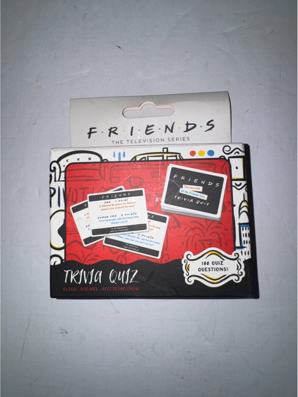 Friends Television Series Trivia Quiz Game; 100 Questions Paladone New Fun Guft